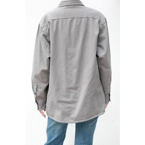 Brandy melville gray fabianne fur jacket - Picture 4 of 6